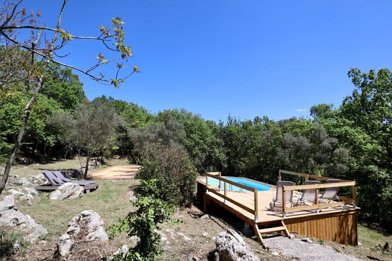 Le Mas Des Rouquets - Avec Piscine Et Jardin Anduze Extérieur photo
